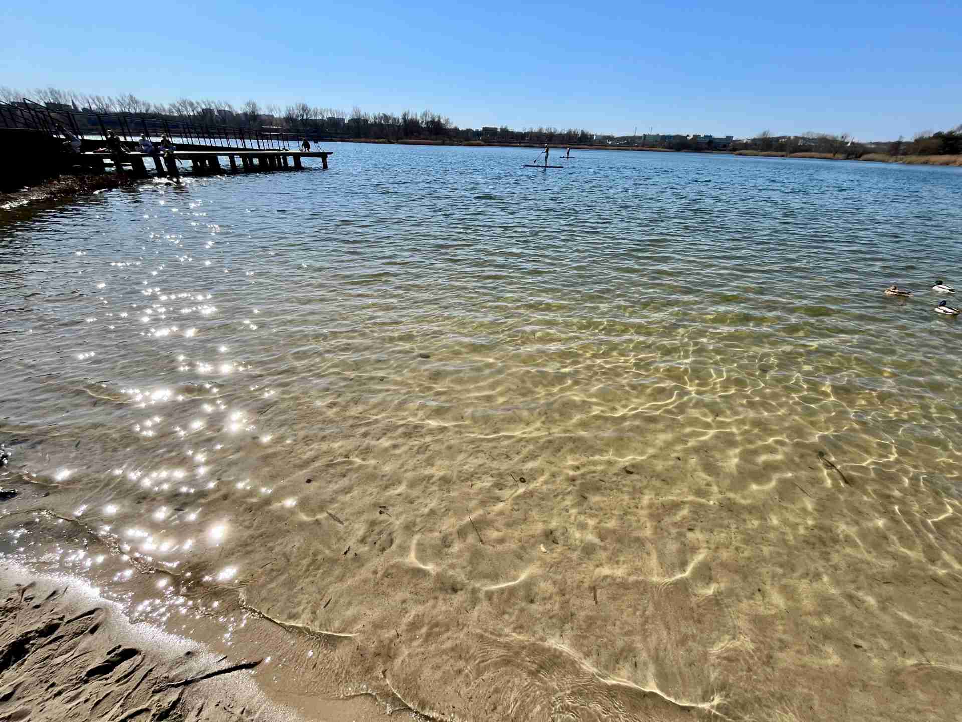 Bagry — swimming area