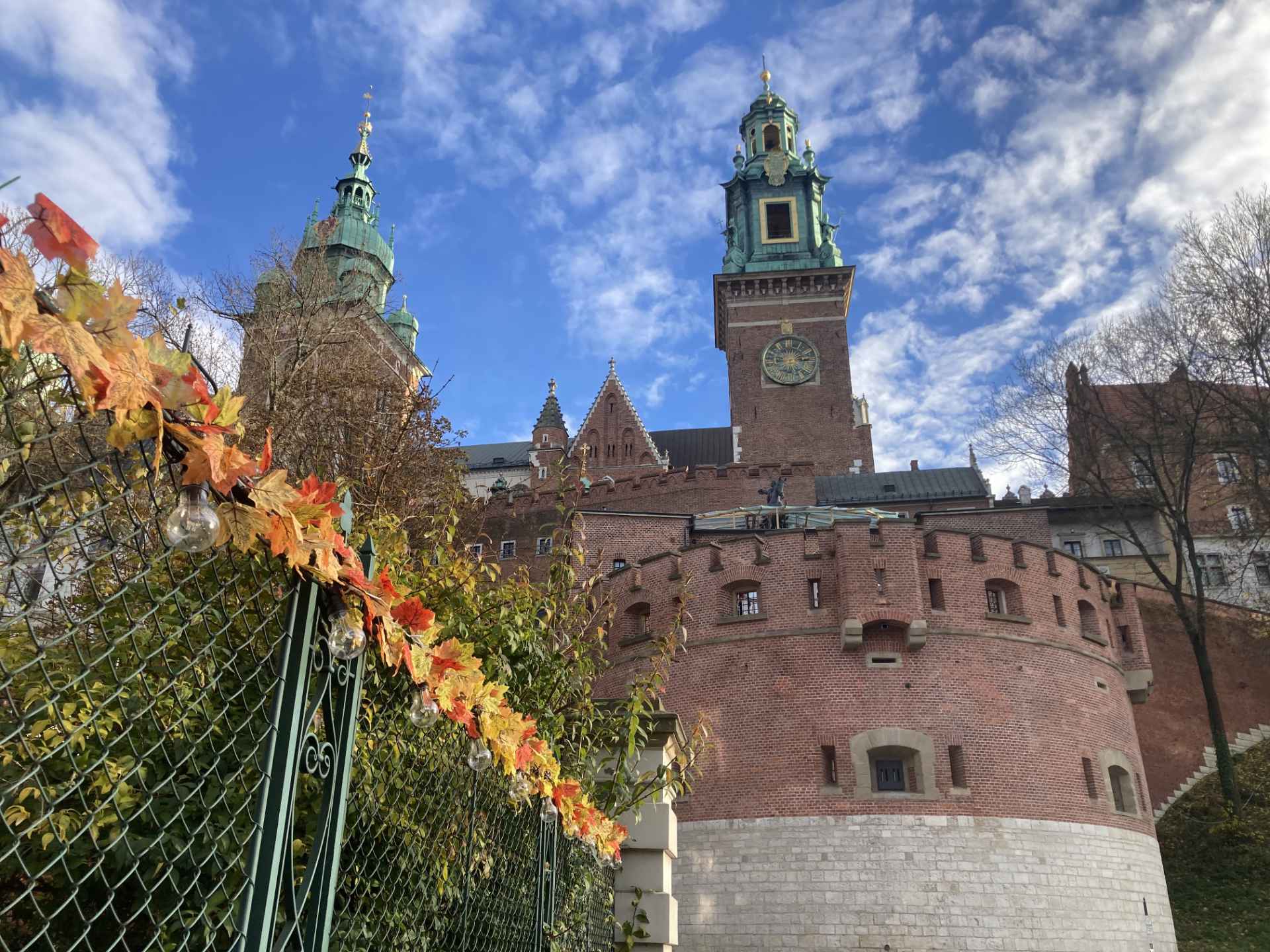 Wawel Hill in autumn