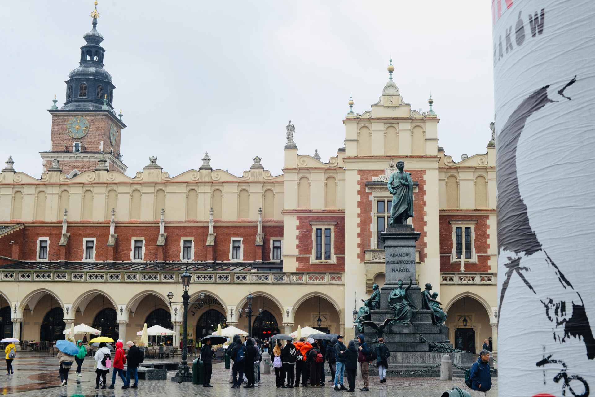 Cloth Hall with street art